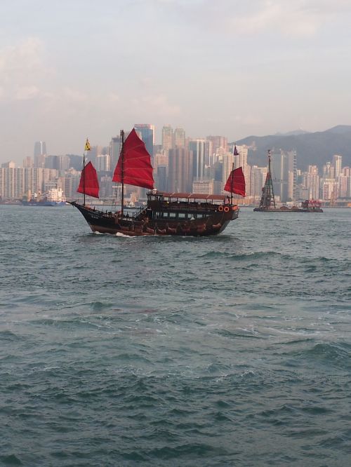 Hong Kong Junk boat