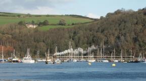 Yachts on the estuary