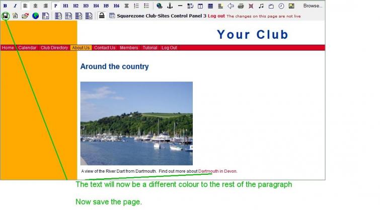 Save the page