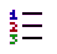 Ordered list icon